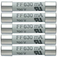 Комплект плавких предохранителей 630mA/600V (0590 0007)