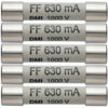 Комплект плавких предохранителей 630mA/1000V (0590 0006)