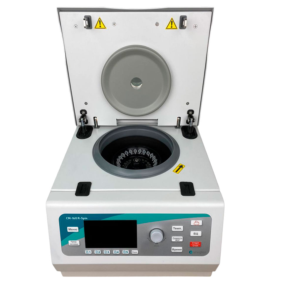 Лабораторная центрифуга с охлаждением STEGLER CM-160 R-Spin (до 16 000 об/мин, 24×2 мл)