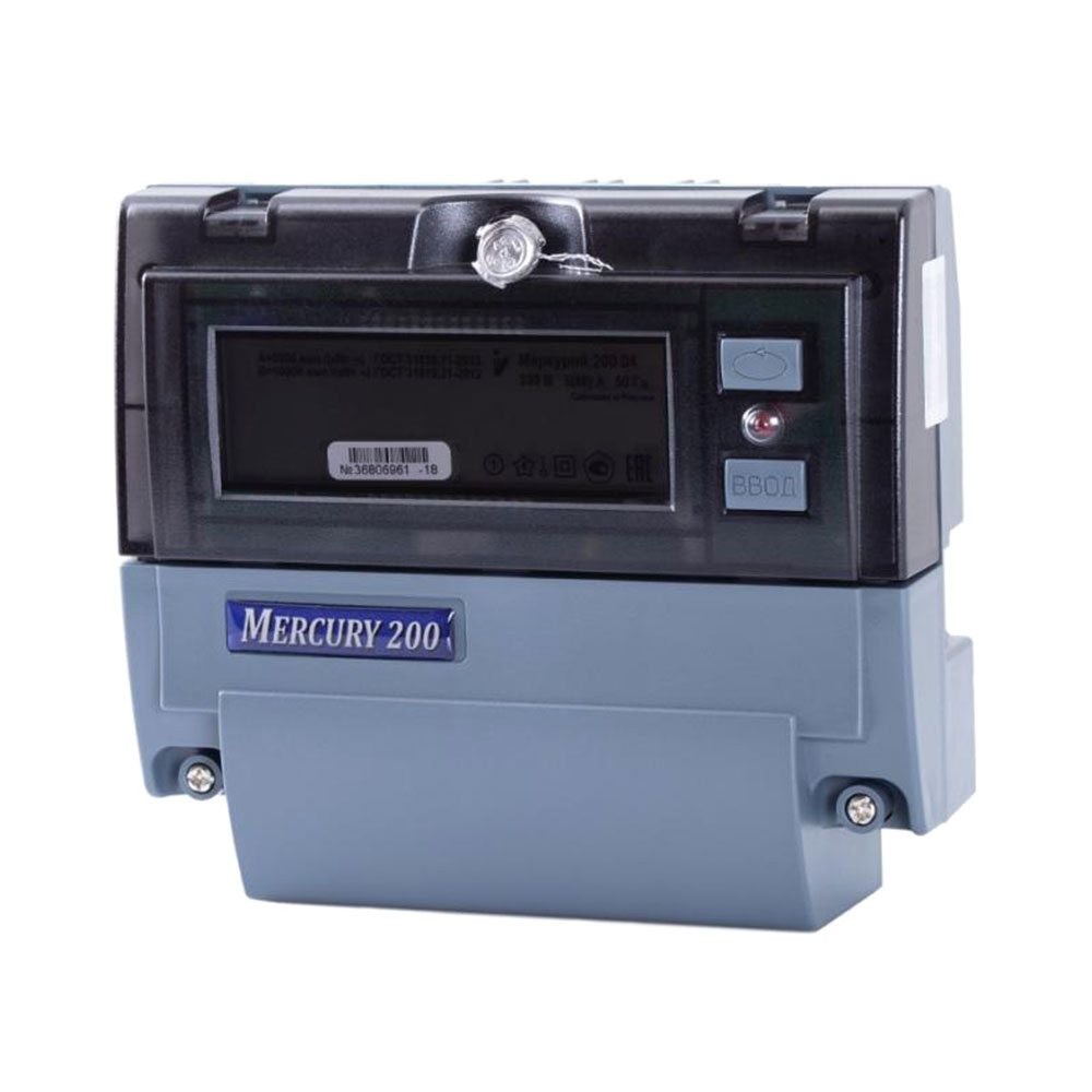 МЕРКУРИЙ 200.04 1ф 5-60А - cчетчик (1 класс точности)
